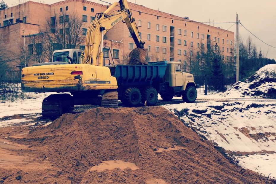 Погрузка спецтехникой